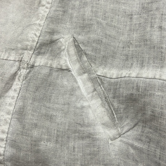 MUZA Artistic Knitting linen jacket gray size small EUC - Picture 6 of 7